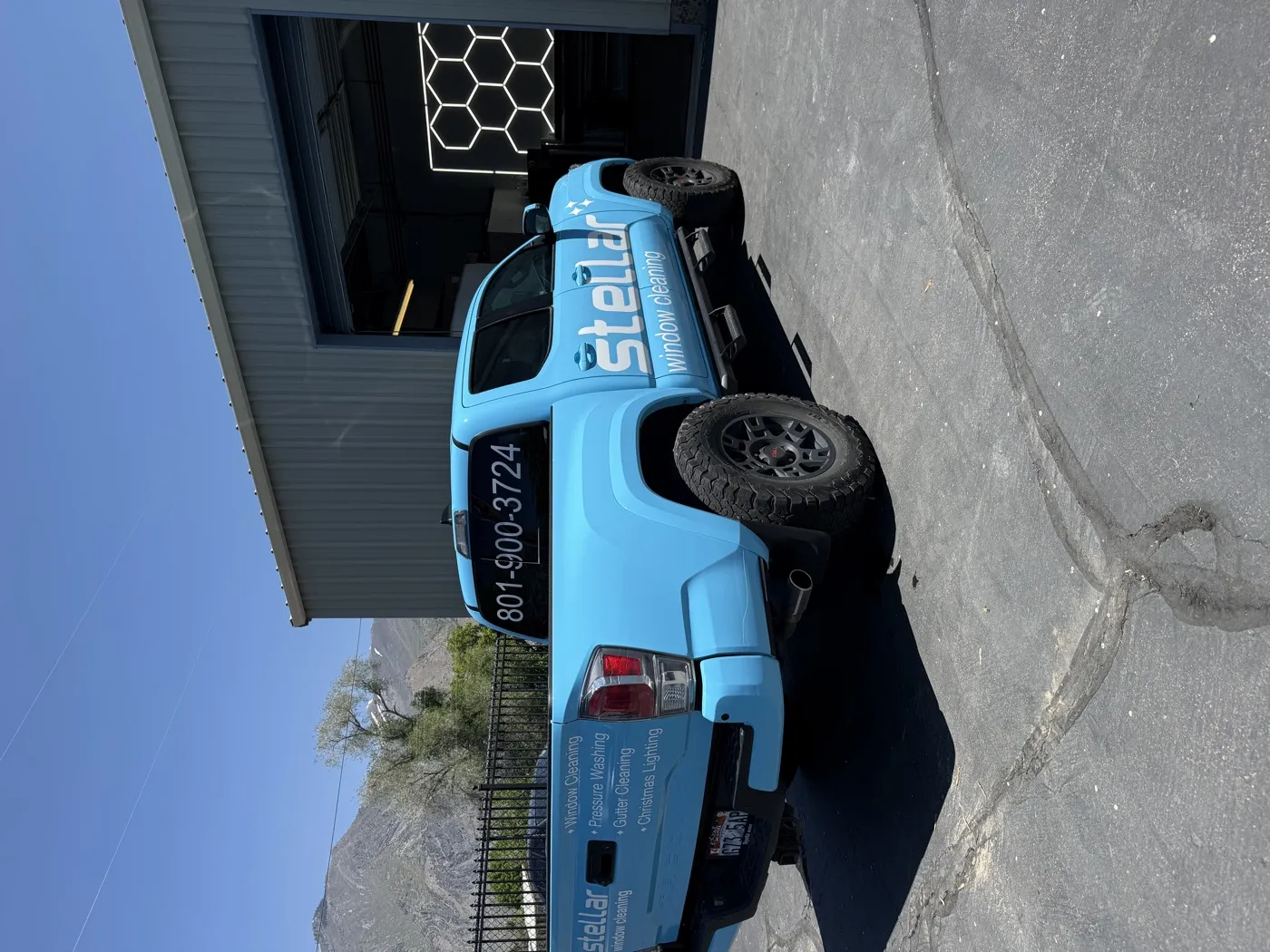 Stellar Window Cleaning truck wrap by Summit Wraps Utah