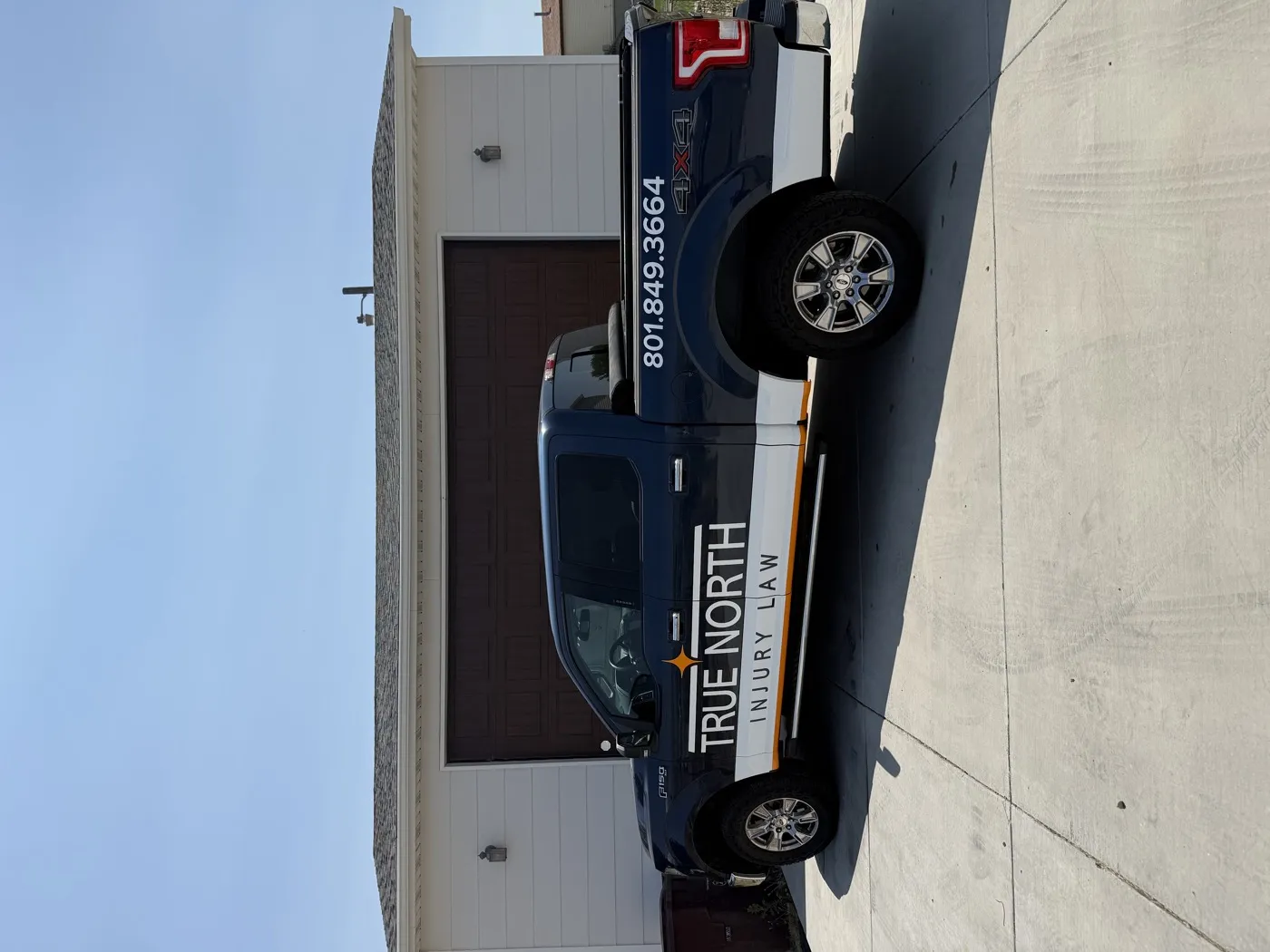 True North Law truck wrap with professional fleet colors by Summit Wraps Utah