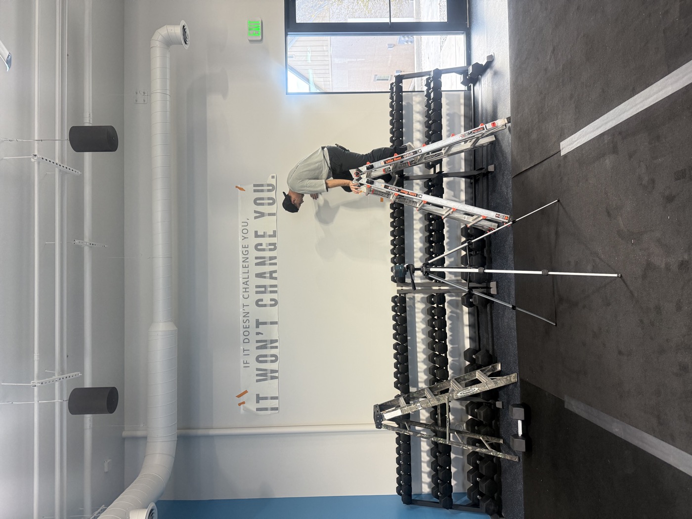 Custom wall graphic for Utah business — Summit Wraps